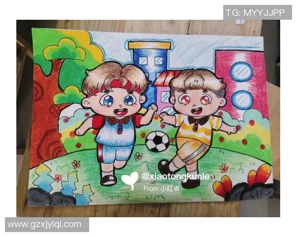 幼儿简笔画教程教你轻松画出可爱的小朋友踢足球的生动场景